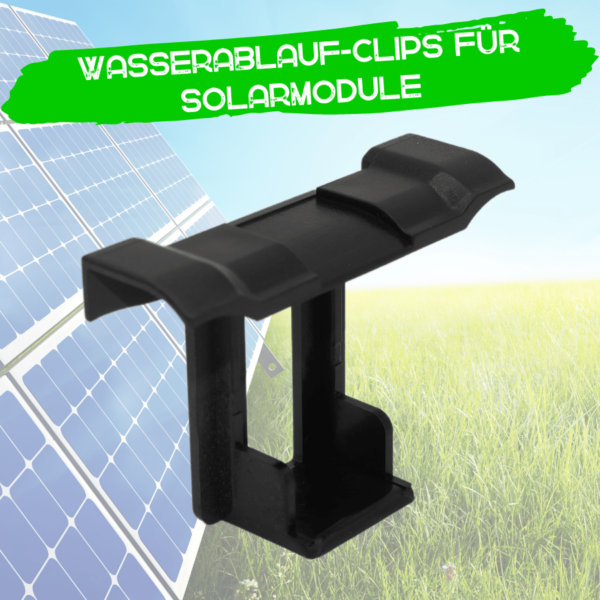 4x Wasserablauf Clips für Solarmodule*