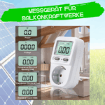 Energiekostenmessgerät mit großem Display für Balkonkraftwerke*