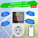 Energiekostenmessgerät mit Display und WLAN für Balkonkraftwerke*