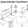 Solarständer Hochkant Aluminium – Bild 2