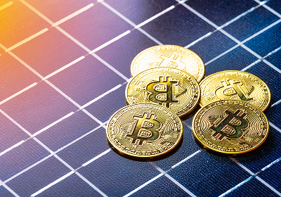 Wir bieten unseren Kunden PV-Module in Kombination mit Kryptomining an.