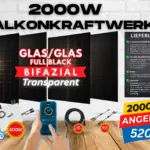 2000Wp Balkonkraftwerk Fox ESS 800W Wifi