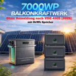 7000W Balkonkraftwerk mit 8kWh Speicher