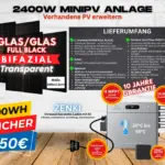 2400W Mini-PV Zendure Solarflow 2400 Pro Set